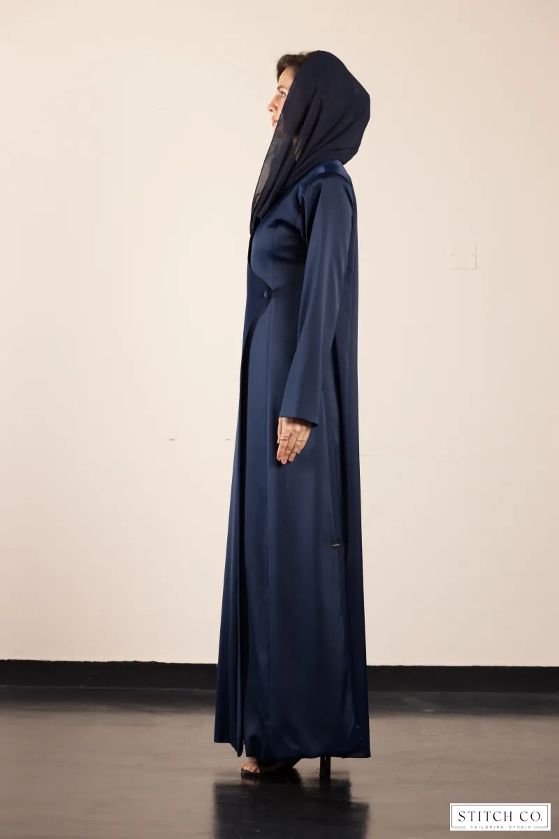  BLUE ABAYA OVER LAPE