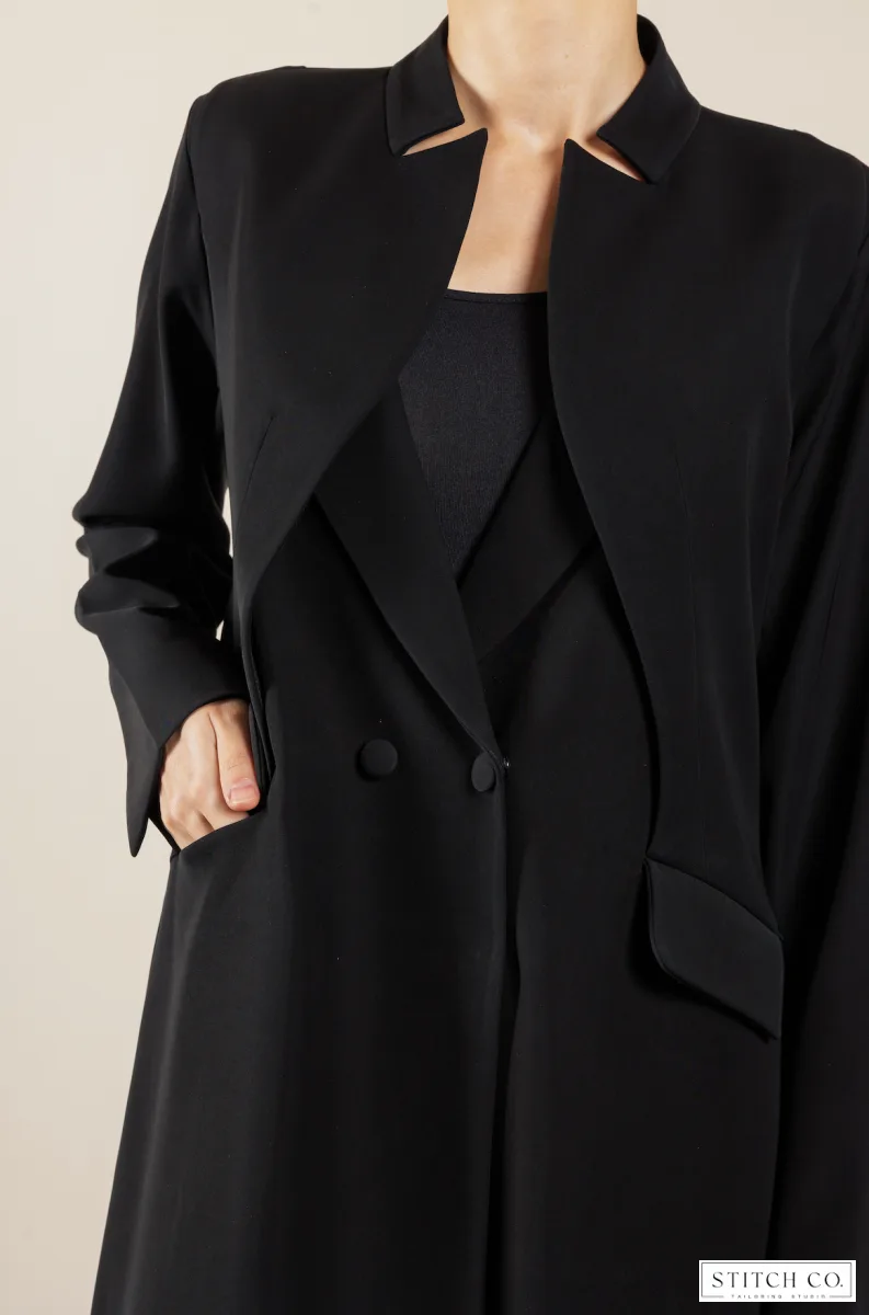 BLACK JACKET ABAYA 