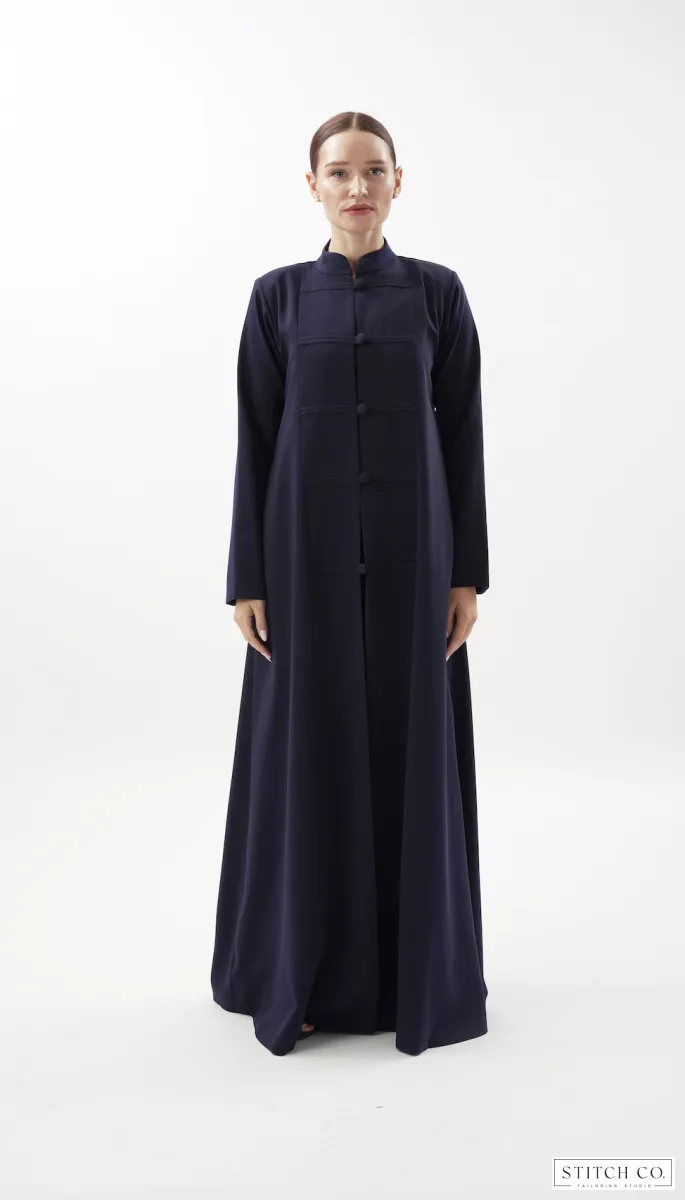 NAVY BLUE CO-ORDS SET ABAYA