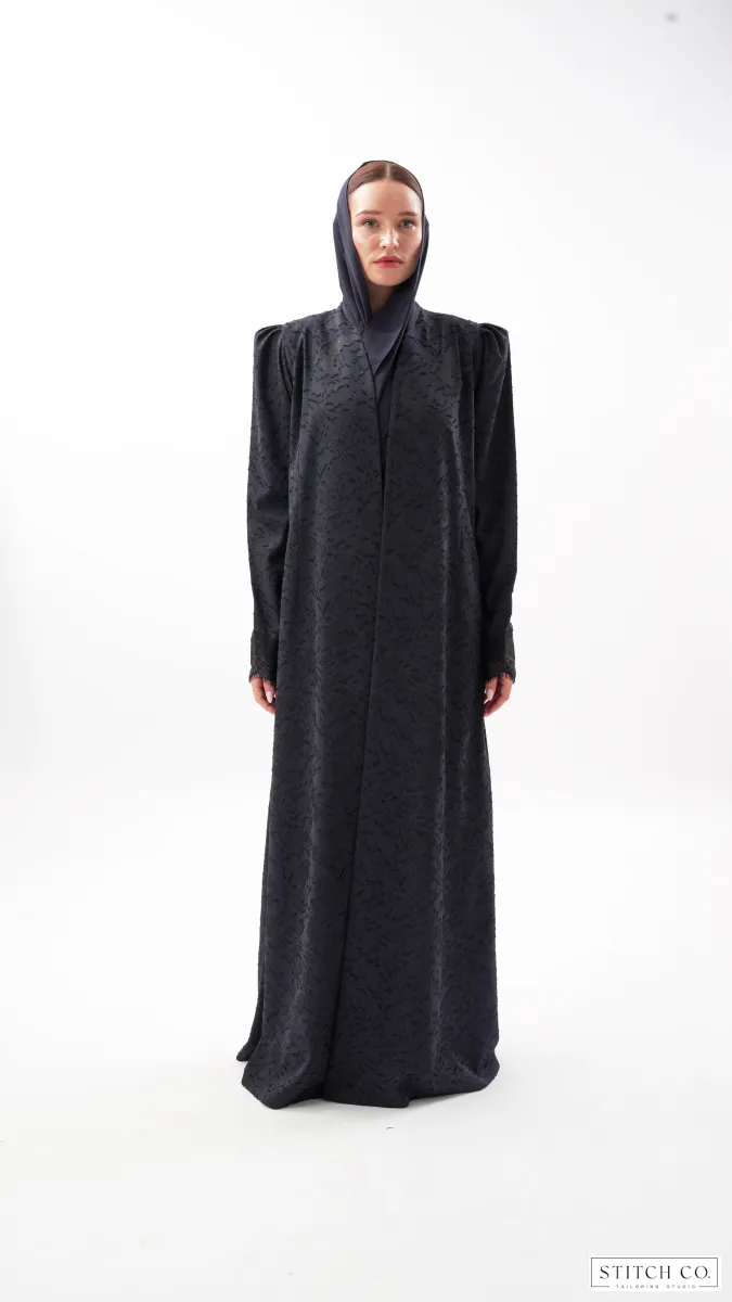 PUFF SLEEVE BLUE ABAYA