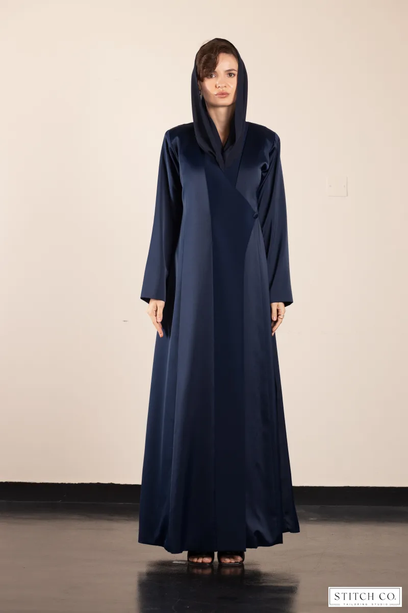  BLUE ABAYA OVER LAPE
