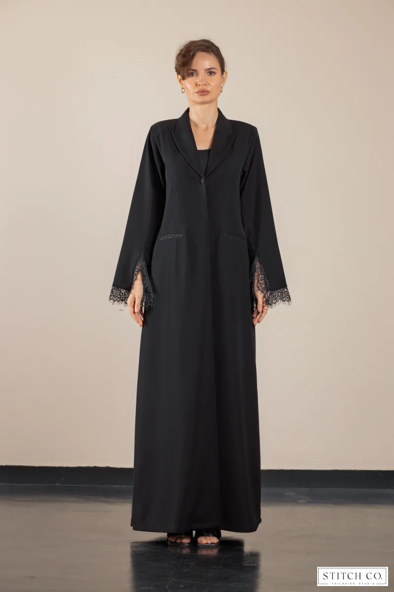 BLACK  BLAZER CLASSIC  ABAYA 