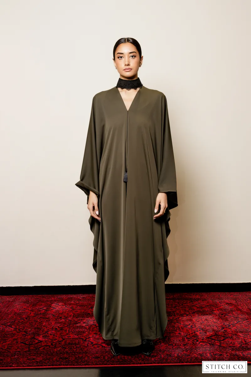 DARK OLIVE GREEN JALABYA 